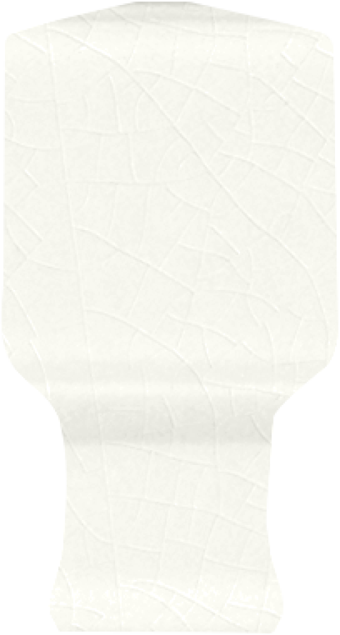 CERAMICHE GRAZIA Угловой элемент ELEGANCE ANGOLO BORDURA 1,5X3,5 SNOW CRAQUELE