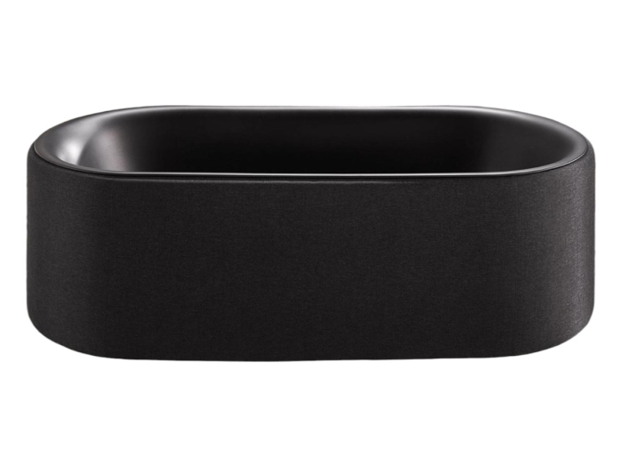 На изображении товар Ванна Bette Lux Oval Couture встраиваемая, 1800 x 800 мм, сталь, цвет черный матовый Ebony от официального представителя в Москве