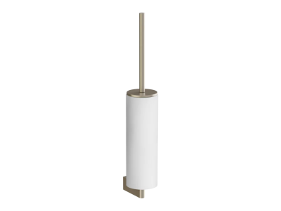 На изображении товар Ёршик Gessi Origini, настенный, цвет White/Finox Brushed Nickel от официального представителя в Москве