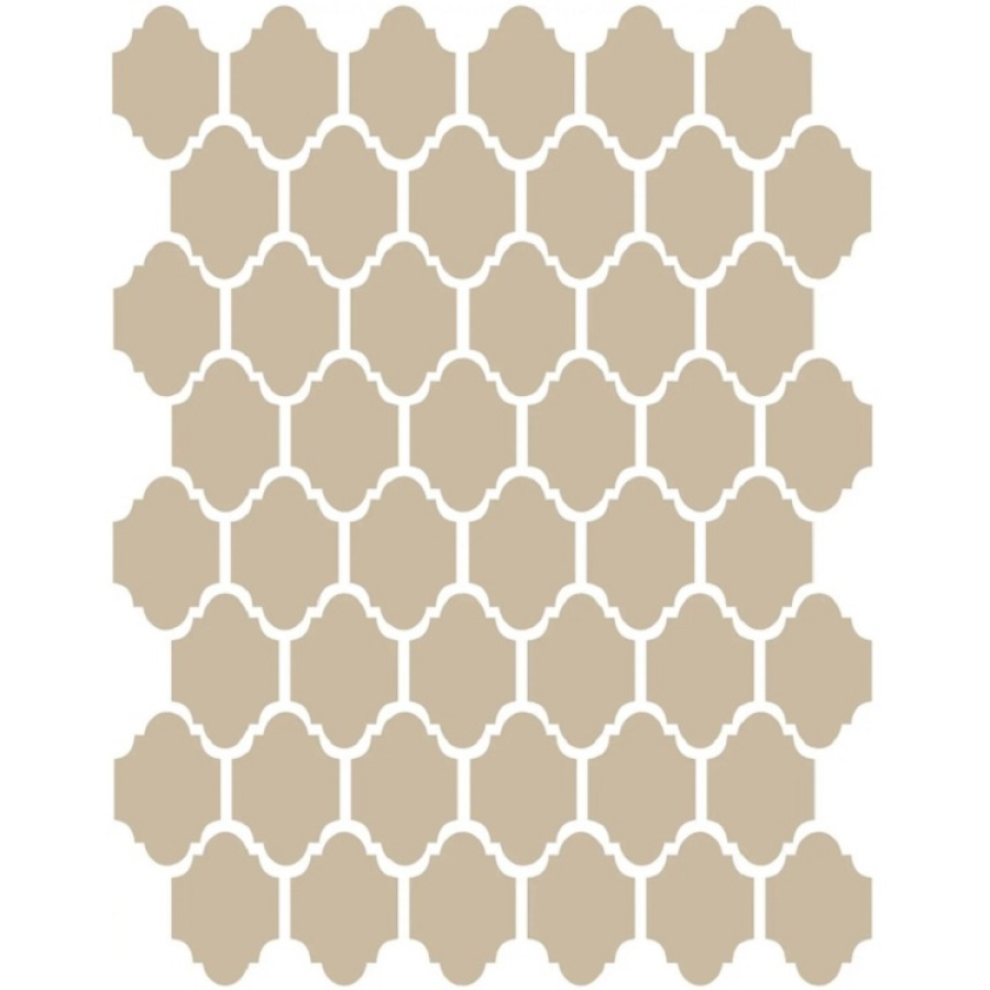 Etruria Керамогранит XXS-3D Provenzale 5X7 3D Avorio Su Rete Monocolore 34Х43