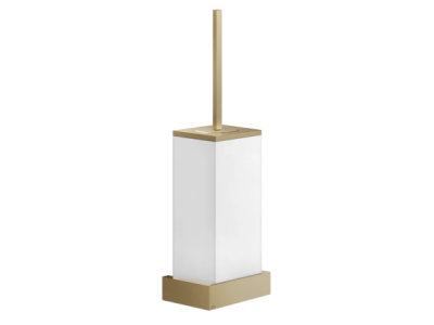 На изображении товар Ёршик Gessi Rettangolo, настенный, цвет White/Warm Bronze Brushed PVD от официального представителя в Москве