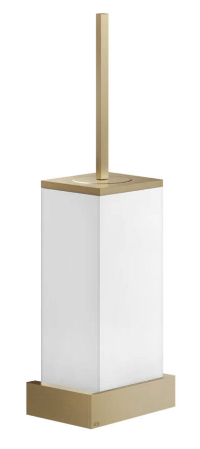 Ёршик Gessi Rettangolo, настенный, цвет White/Warm Bronze Brushed PVD