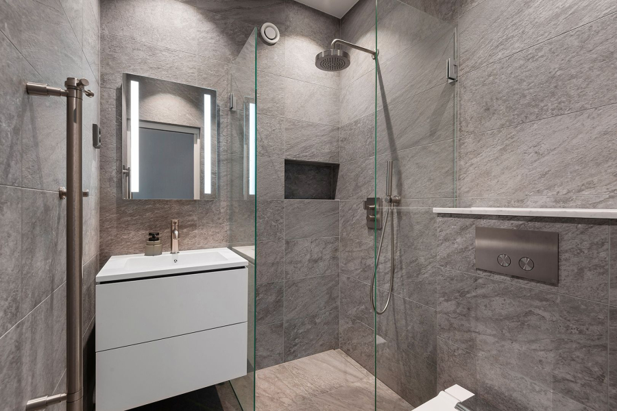 Термостат Gessi Inciso, встраиваемый, с переключателем на 2 выхода, внешняя часть, цвет Finox Brushed Nickel - изображение 2