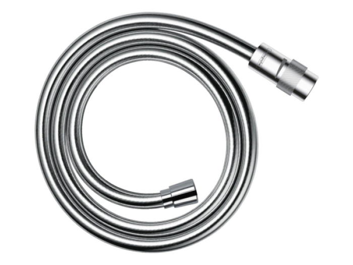 На изображении товар Душевой шланг Hansgrohe Isiflex, L. 1250 мм, с регулировкой напора, цвет хром от официального представителя в Москве