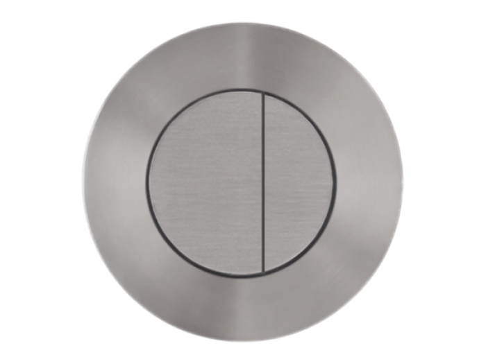 На изображении товар Кнопка двойного смыва CeaDesign Hydroplate, пневматическая, для встроенного/внешнего бачка Geberit (Sigma12, Omega12), сталь, цвет сатинированная бронза от официального представителя в Москве