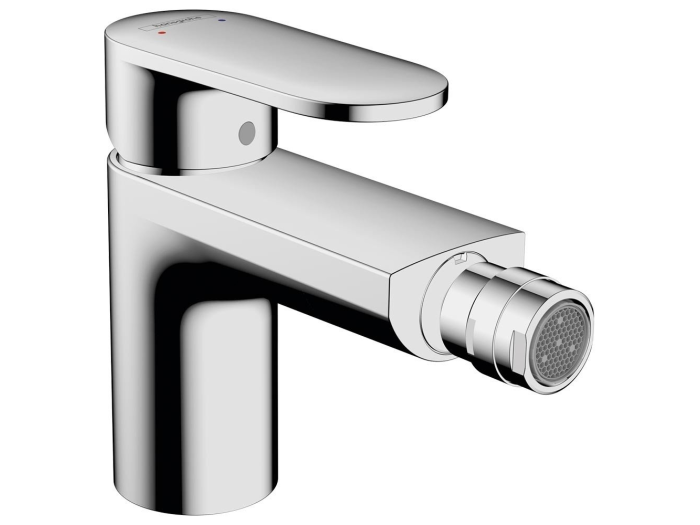 На изображении товар Смеситель для биде Hansgrohe Vernis Blend, однорычажный, с донным клапаном, цвет Хром от официального представителя в Москве