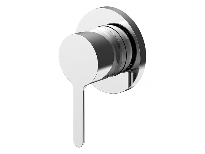 На изображении товар Cмеситель для душа Carlo Frattini Snap встраиваемый, внешняя часть, цвет хром от официального представителя в Москве