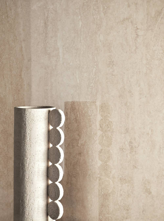 REFIN Керамогранит PRESTIGIO TRAVERTINO BEIGE LUCIDO R 75x150 - изображение 2