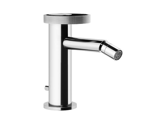 На изображении товар Смеситель для биде Gessi Anello, на 1 отверстие, донный клапан, цвет Chrome от официального представителя в Москве