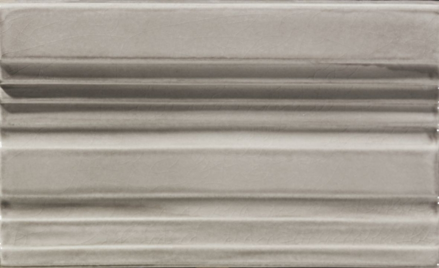 CERAMICHE GRAZIA Бордюр EPOQUE TERMINALE PITTI 12X20 GREY CRAQUELE