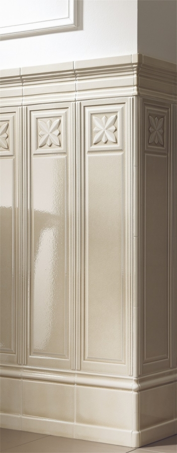CERAMICHE GRAZIA Бордюр EPOQUE TERMINALE PITTI 12X20 GREY CRAQUELE - изображение 1