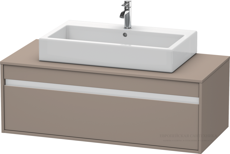 Раковина Duravit DuraSquare с шлифованным низом, 1000х470 мм, без перелива, с 1 отверстием под смеситель, цвет белый - изображение 14