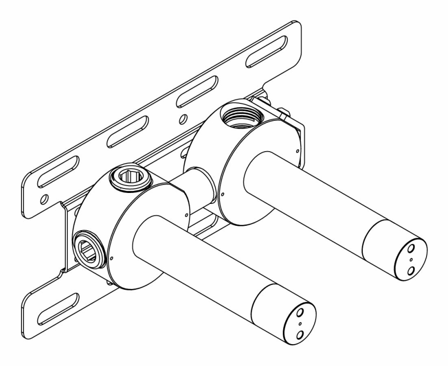 Скрытая часть Cea Design Built-in parts, для встраиваемого настенного смесителя