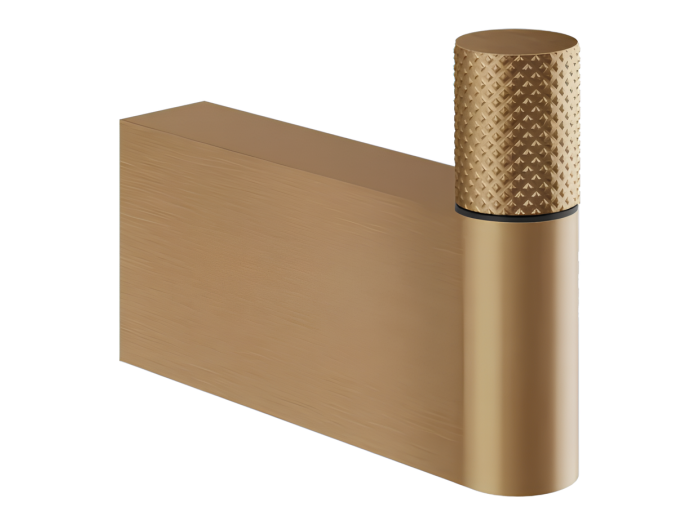 На изображении товар Крючок Gessi Habito Diamantato, настенный, цвет Warm Bronze Br. PVD от официального представителя в Москве