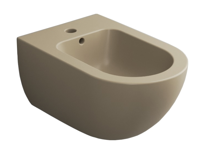 На изображении товар Биде Cielo Enjoy 350х530 мм подвесное, цвет Avena от официального представителя в Москве