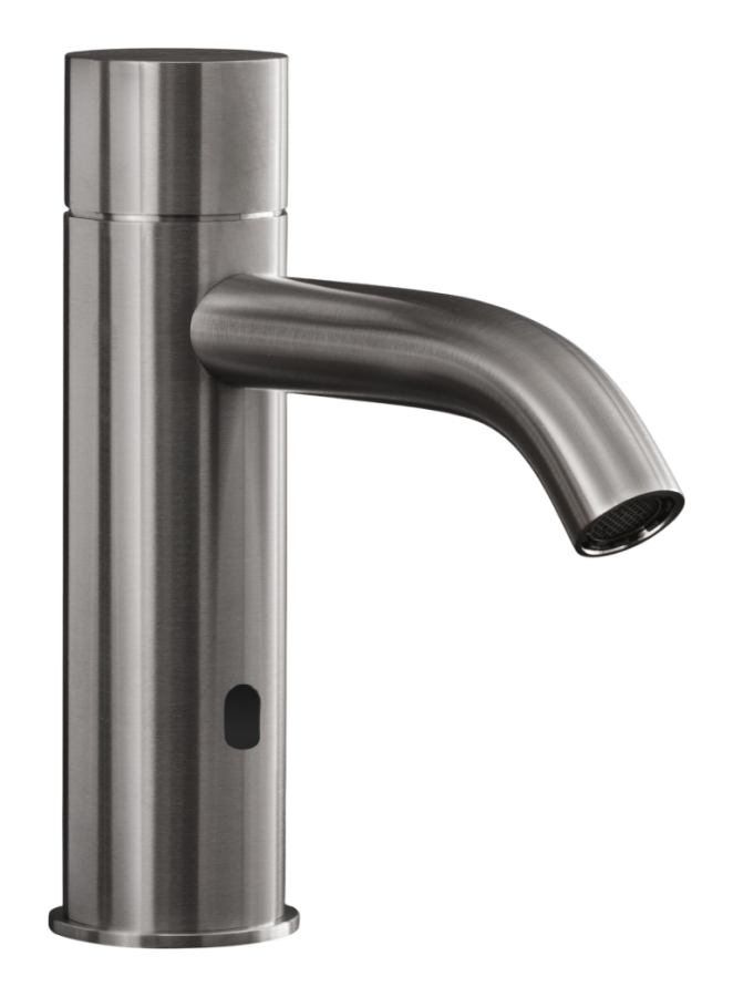 Смеситель для раковины CeaDesign Infrared Taps and Sensors, H. 160 мм, с инфракрасным датчиком присутствия, цвет сатинированная сталь