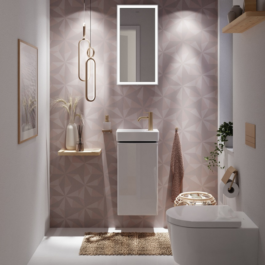 Бумагодержатель Hansgrohe AddStoris, настенный, с крышкой, цвет шлифованная бронза - изображение 1