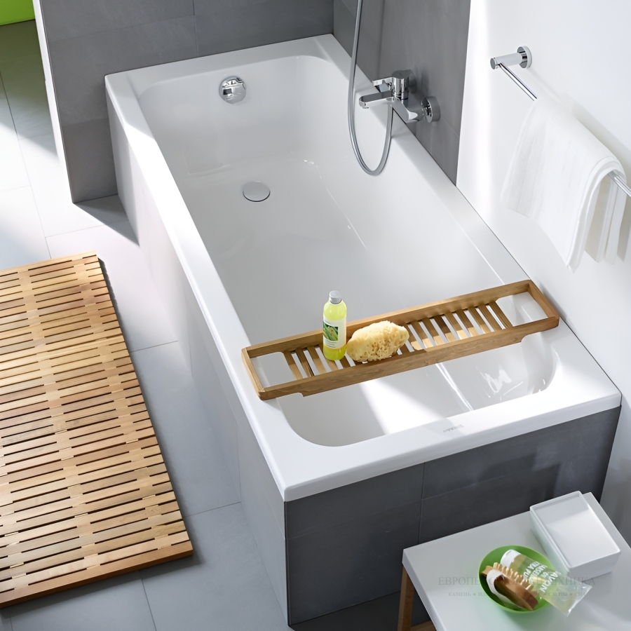 Ванна встраиваемая Duravit D-Code, 1700 x 700 мм, акриловая, цвет белый - изображение 5