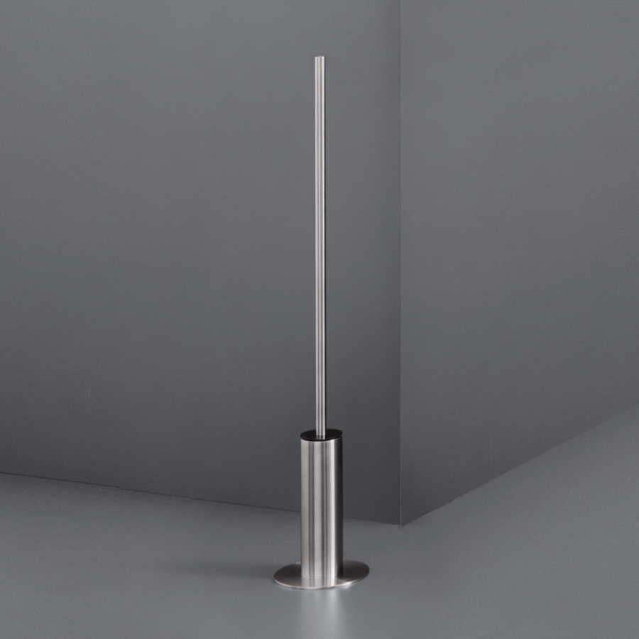 Ёршик CeaDesign Giotto, напольный, с колбой, сталь, цвет сатинированное светлое золото - изображение 1