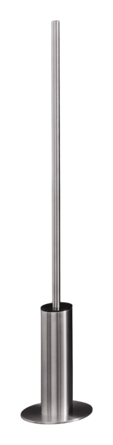 Ёршик CeaDesign Giotto, напольный, с колбой, сталь, цвет сатинированное светлое золото