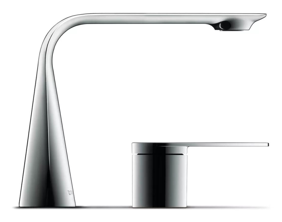 Смеситель для раковины Duravit D1 М однорычажный, на 2 отверстия, цвет хром - изображение 1