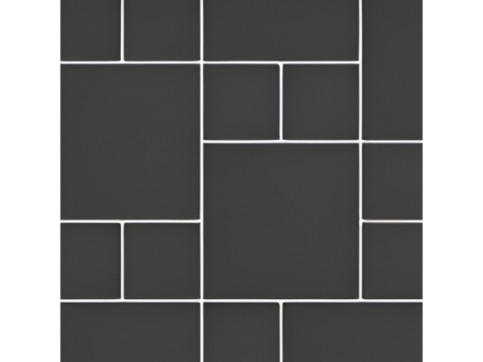 На изображении товар Micro. Керамогранит Microtiles X4 Double Black 25,6x35,1 от официального представителя в Москве