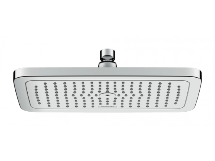 На изображении товар Верхний душ Hansgrohe Croma E, потолочный/настенный, 280х170 мм, с 1 режимом, цвет хром от официального представителя в Москве
