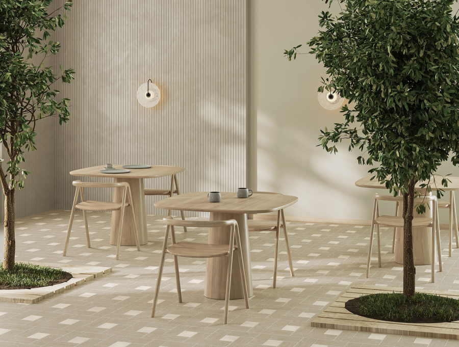 Terratinta Ceramics Керамогранит VICENTINA XXS Matt Avorio 22x22 / 9.0 - изображение 2