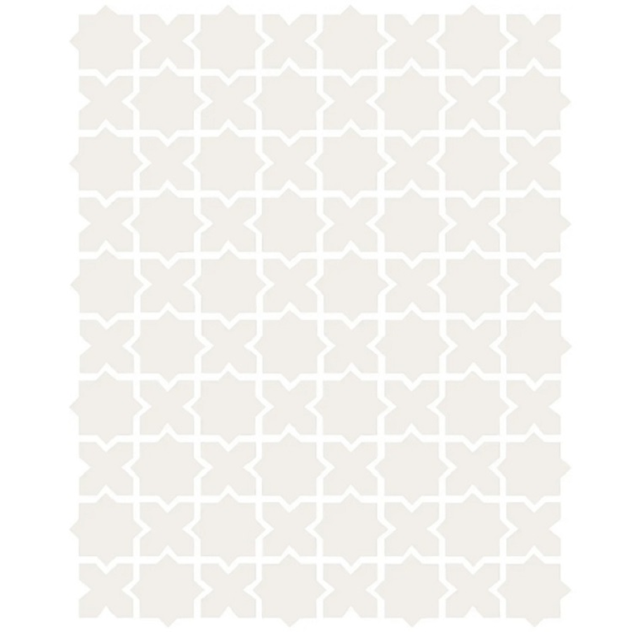 Etruria Керамогранит Xxs Zelije 5 Su Rete Monocolore Stella Super Bianco / X Super Bianco