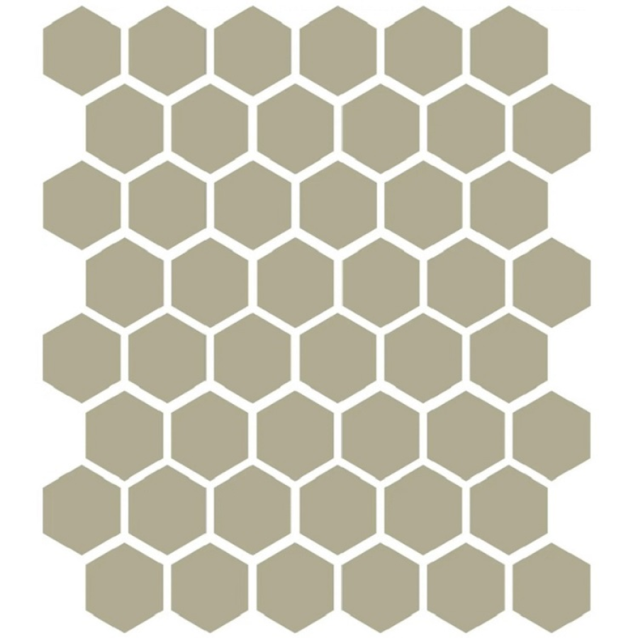 Etruria Керамогранит XXS-3D Esagono 5X5.7 3D Salvia Su Rete Monocolore 33Х37