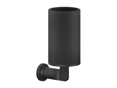 Cтакан Gessi Inciso ⌀75хh176 мм, настенный, цвет Matte Black