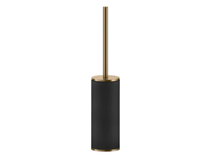 На изображении товар Ёршик Gessi, напольный, h426 мм, цвет Black/Warm Bronze Brushed PVD от официального представителя в Москве