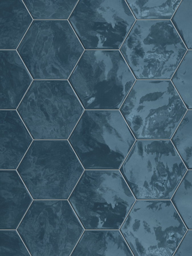 Terratinta Ceramics Керамогранит Hexa Wall Glossy Ocean Wave 17.3x15 / 10.0