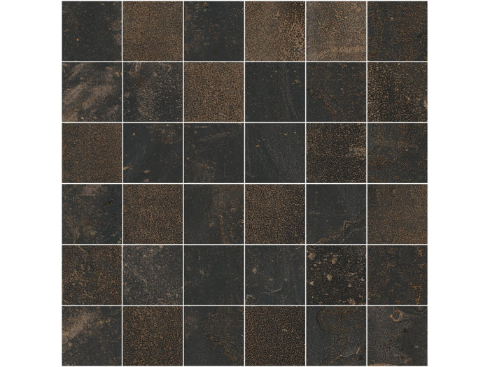 На изображении товар Santagostino Керамогранит Mosaico Oxidart Black, 30x30 от официального представителя в Москве