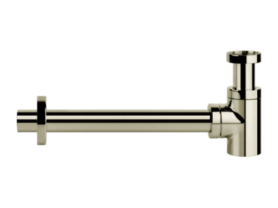 На изображении товар Сифон для биде Gessi Technical Accessories, округлый, цвет Nickel PVD от официального представителя в Москве