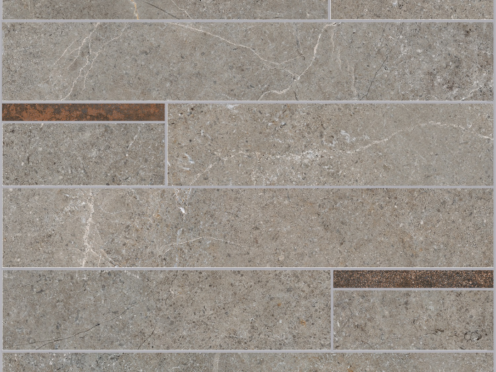 На изображении товар La Fabbrica Ava Керамогранит Noble Stone 30X30 Mosaico Modulo Taupe Nat Ret от официального представителя в Москве