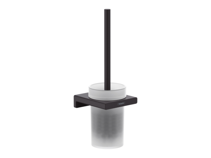 На изображении товар Ёршик Hansgrohe AddStoris Q, настенный, цвет чёрный матовый от официального представителя в Москве