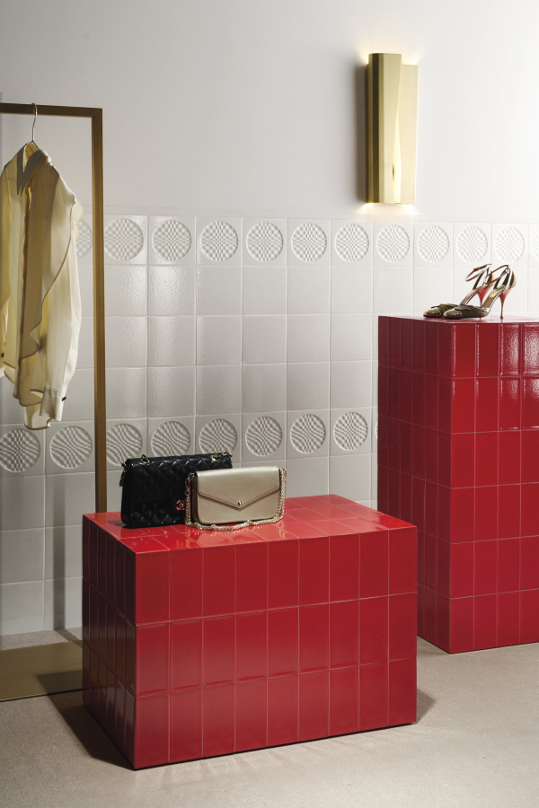 Iris ceramica Керамическая плитка BDA Citta di Faenza Geo bianco glossy 15x15 - изображение 6