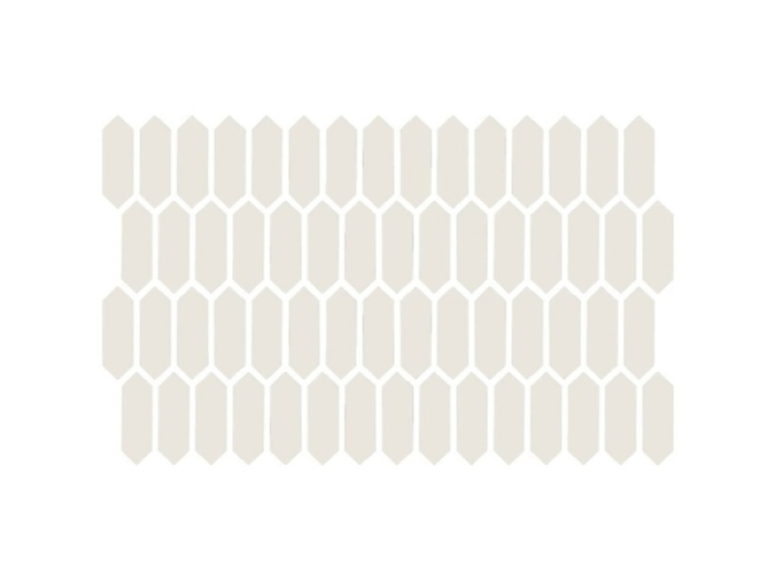 На изображении товар Etruria Керамогранит Xxs 2.5X7.5 Losanga Super Bianco от официального представителя в Москве