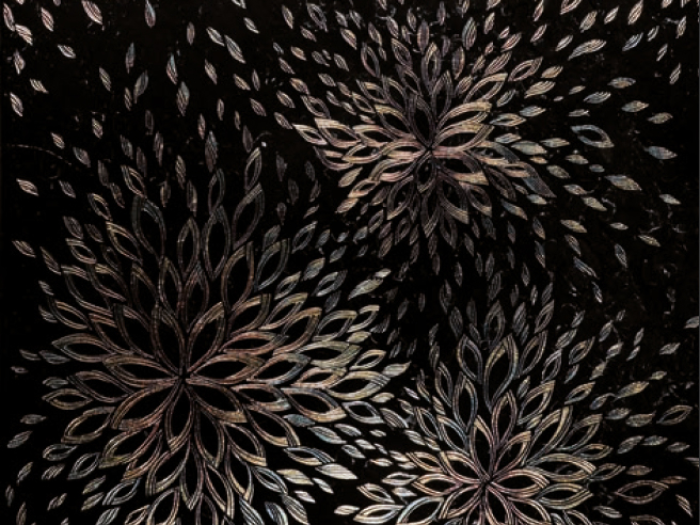 На изображении товар Akros Venezia Камень The Original Alphard S Nero Marquinia Silver 61x61x2 от официального представителя в Москве