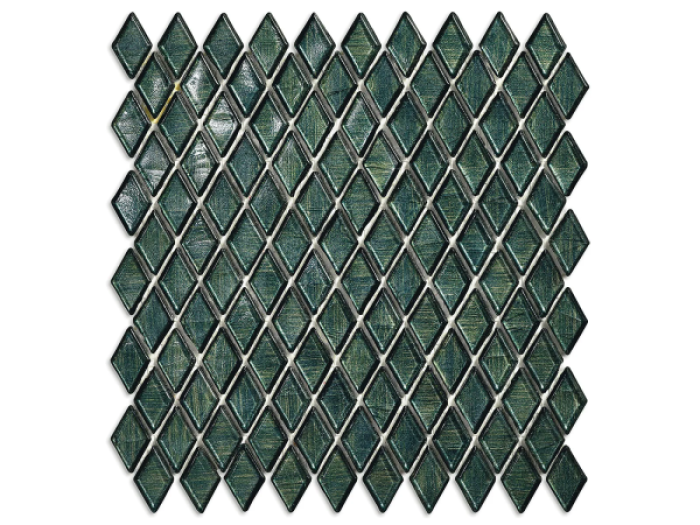 На изображении товар Sicis Стеклянная мозаика Diamond ITEM 02 Dresden chips size 23х40 mm sheet size 259x266 mm от официального представителя в Москве