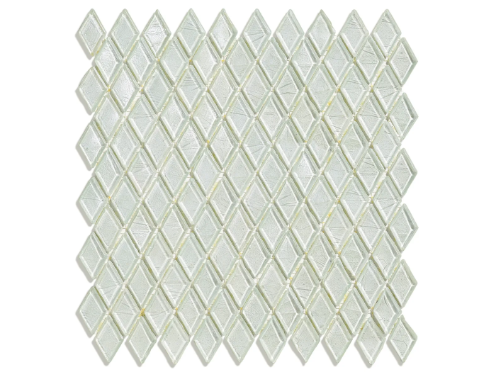 На изображении товар Sicis Стеклянная мозаика Diamond ITEM T45 Basin chips size 23х40 mm sheet size 251x253 mm от официального представителя в Москве