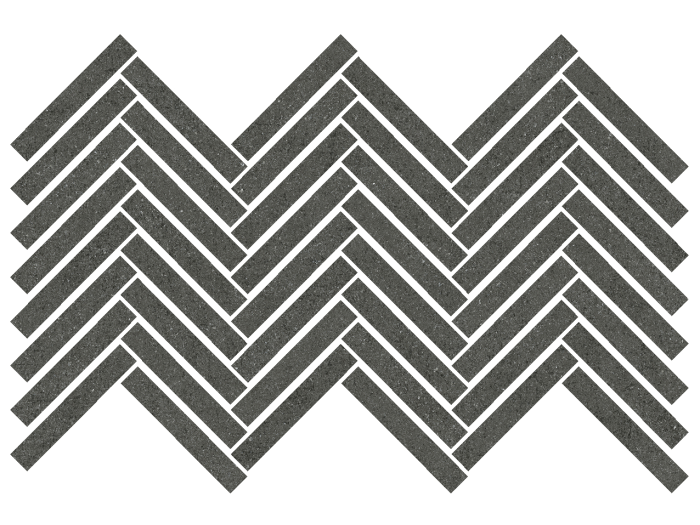 На изображении товар Living Ceramics Керамогранит Cuit Charcoal Spike Mosaic Anti-slip 22,6x43 от официального представителя в Москве