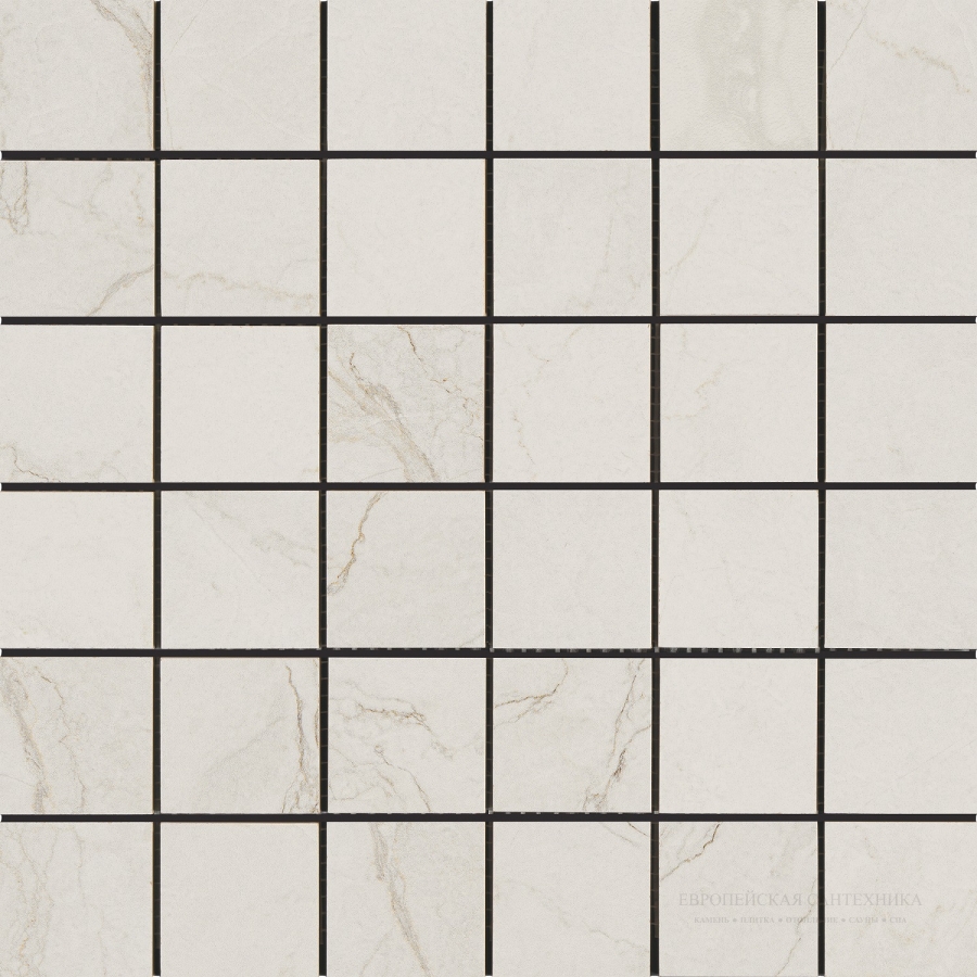 La Fabbrica Ava Керамогранит Bolgheri Stone Mosaico White nat\ret 30x30