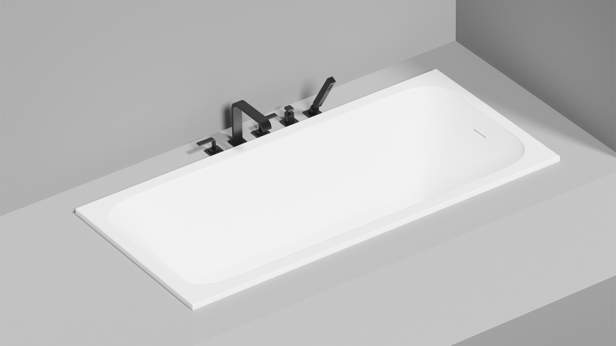 Ванна Salini Orlanda KIT 1700х750х600 мм, прямоугольная, встраиваемая, регулируемые ножки до 20 мм, интегрированный слив перелив, цвет белый глянцевый - изображение 4