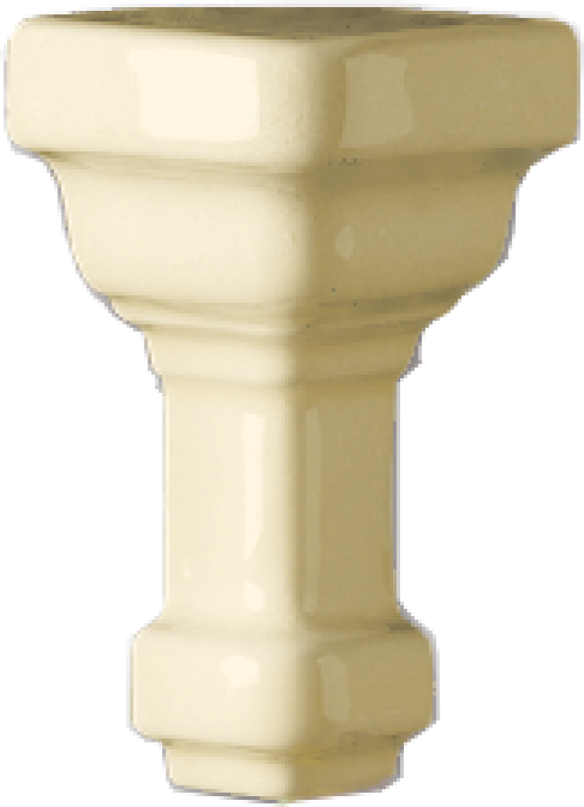 CERAMICHE GRAZIA Угловой элемент ESSENZE ANGOLO ESTERNO PARETE CAPITELLO MAGNOLIA CRAQUEL