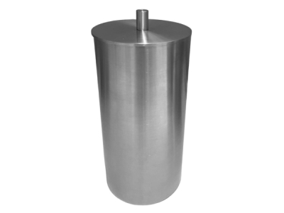 Диспенсер для ватных дисков CeaDesign Waste Bins, с крышкой, сталь, цвет сатинированная бронза