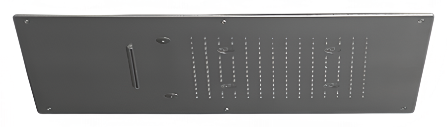 Верхний душ CEA Design Acqua E Luce, встраиваемый, 400х550 мм, 3 режима, с белой LED подсветкой и блоком управления, цвет медь полированная