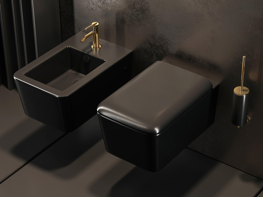 Смеситель для биде Gessi Ingranaggio, с донным клапаном, цвет Warm Bronze Brushed PVD - изображение 1