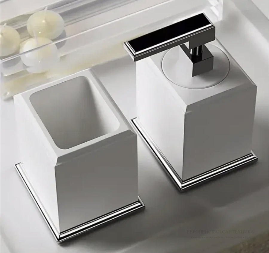 Стакан настольный Gessi Eleganza , цвет хром - изображение 2